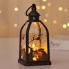 Halloween decorations, candle lights, wind lanterns, bars, parties, proms, atmosphere, retro four-corner jack-o-lanterns, dress up ornaments
