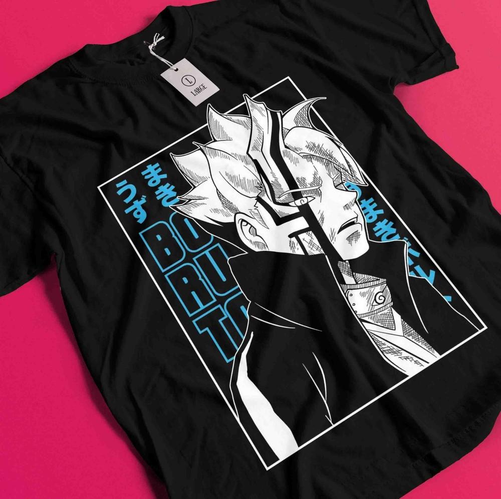 

Boruto Uzumaki Shirt Kawaki T-Shirt Naruto Tshirt Sarada Itachi Kakachi Tee Anko BB1617 4XL