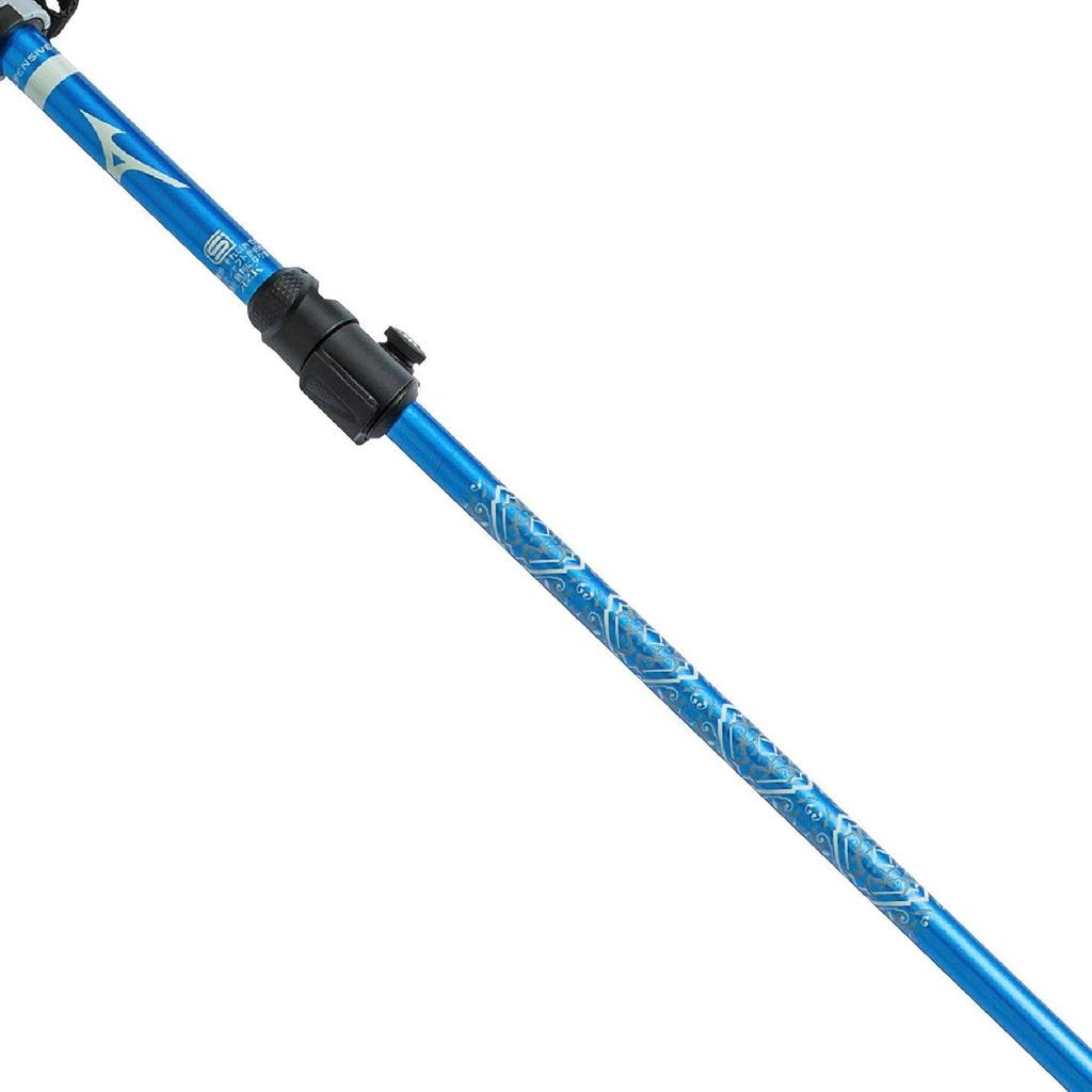 MIZUNO Nordic Walking Walking Poles Alkerne of Long C3JTPD20 4A-1 (Pair 2), Unisex, Blue, Type,