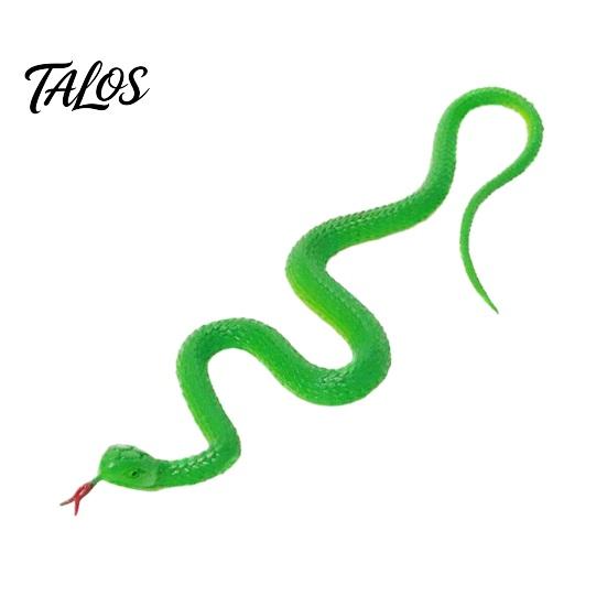 Fake Snake Toy, Realistic Rubber Snake with Tongue Out, 17.7-39.4 Inch Lifelike Garden Decor, Bird Deterrent Stress Relief Prank Gift
