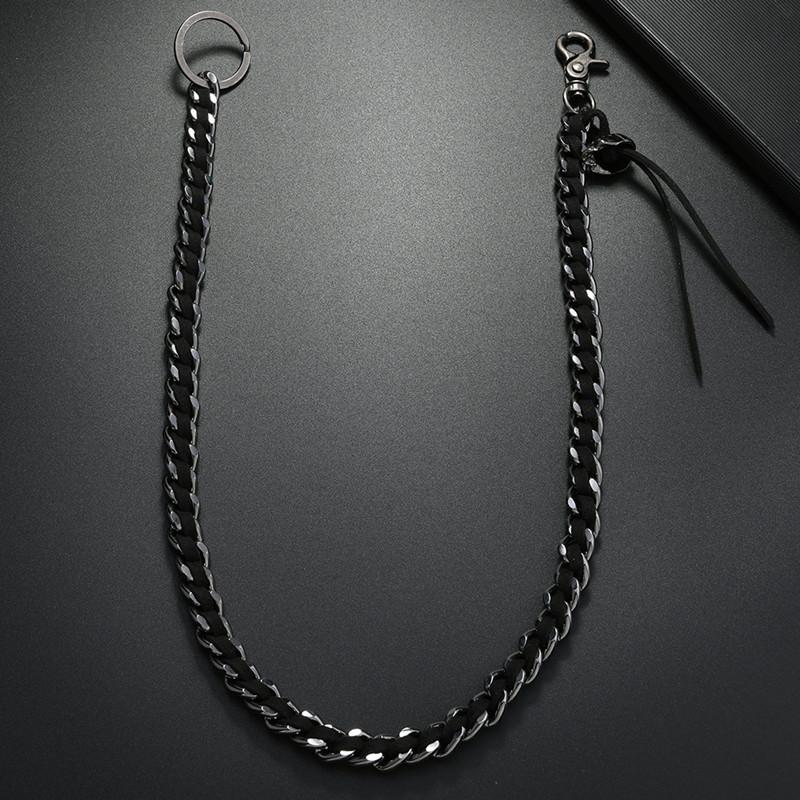 

Vintage Punk Skull Pants Heavy Waist Chain Men Cool Jeans Keychain Wallet Chain Gothic Biker Fashion Accessories