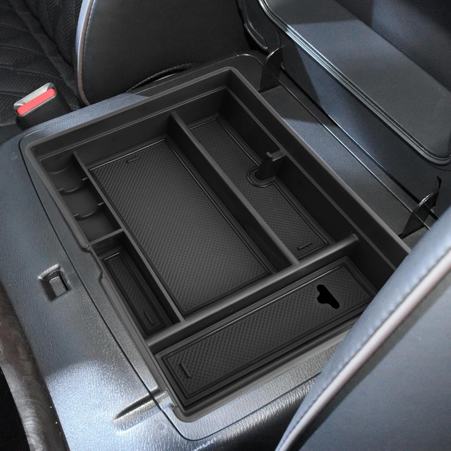 

SHAOHAO for 2023 2024 Infiniti QX80 Center Console Organizer Fit for 2022 2023 2024 Accessories Infiniti QX80 Luxe/Premium Select/Sensory Armrest Typed B