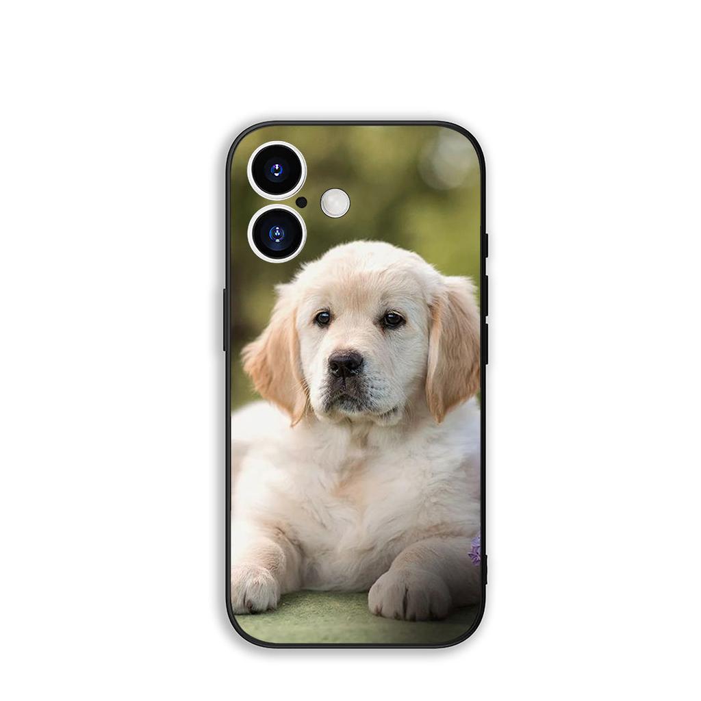 Phone Cover Cute Animal Golden Retriever Dog for Apple iPhone 17 16 11 Pro XS Max XR 6 7 8 Plus + 16E SE 2020 Air 5 8+ Case
