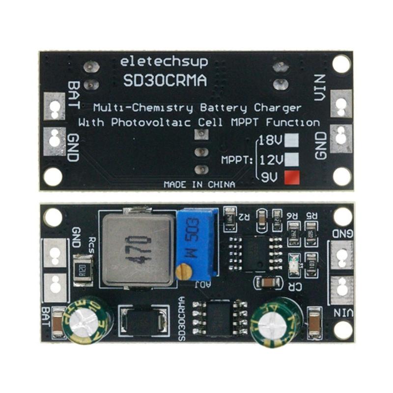 Multifunction SD30CRMA MPPT Charger Module Home Solar System Component Easy To Carry for Solar Panel & Lithiums Batteries