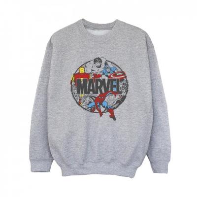 Sweatshirt mit rundem Comic-Charakter für Jungen