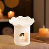 Ceramics Flower Essential Oil Burners Melter Aromatherapies Diffuser Incenses Fragrances for Home and Office Decors