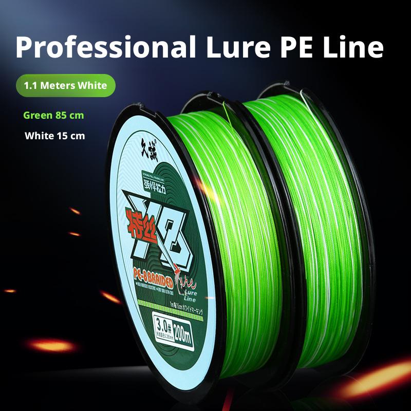 Special 8-Strand PE High Strength Floating Braided Lure Line Japanese Standard Long-Distance Casting Fishing Line Lake River Use