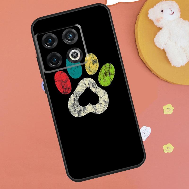 Dog foot Paw Colorful Pattern Case For OnePlus Nord CE 5 2 3 4 Lite N20 N30 OnePlus 15 13 12 11 10R 13R 12R 10T 13T Funda