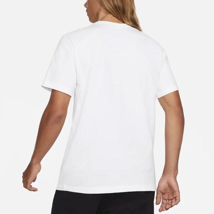 Nike Casual Sports Breathable Round Neck Short Sleeve T-Shirt Men Tops White DC5094-100
