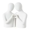 Abstract Couple Statue Romantic Love Sculpture Collection Aesthetic Tabletop Desktop Ornament for Bar Bookshelf