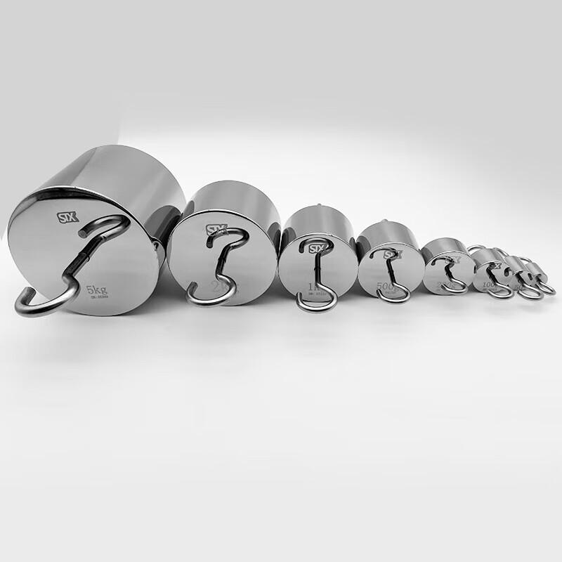 M1 Class Stainless Steel Double Hook Calibration Weight