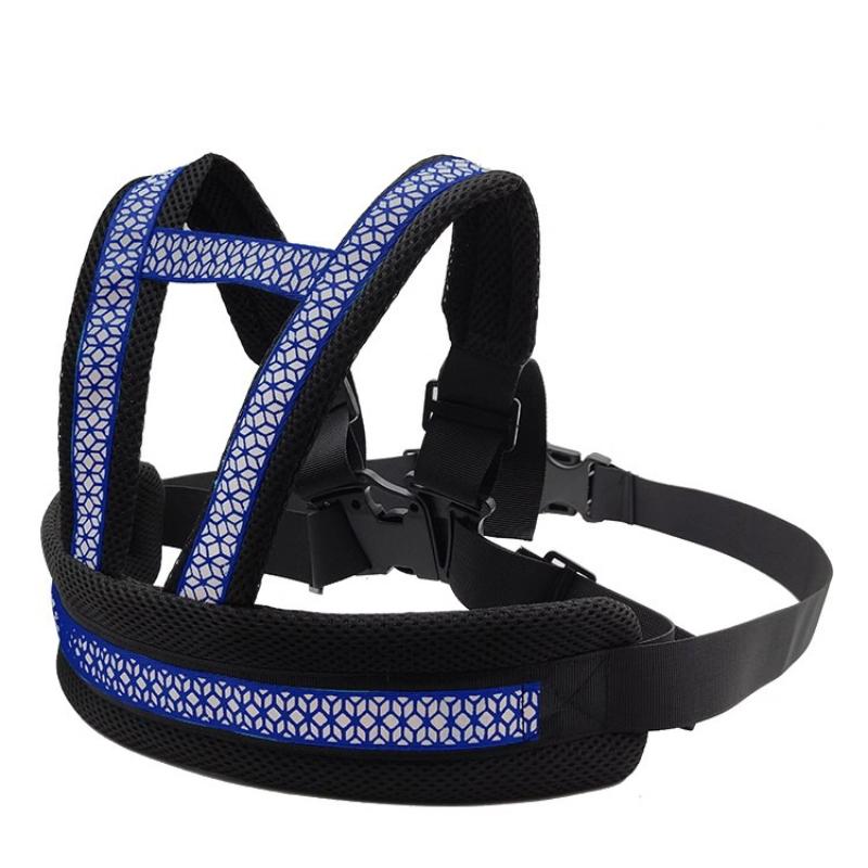 Universal Motorcycle Safety Belt For Kids Toddlers Breathable Shoulder Straps Seat Harness Adjustable Child Reflective Design