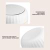 Desktop Small Trash Can Wastebasket Dispenser With Press Type Lid Modern Desk Trash Can For Vanity Dorm Living Room Home