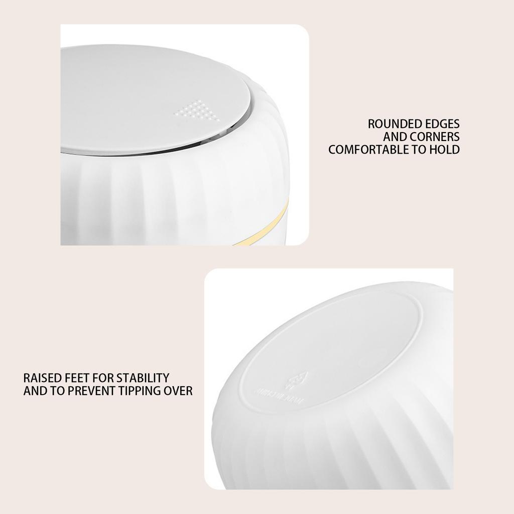 Desktop Small Trash Can Wastebasket Dispenser With Press Type Lid Modern Desk Trash Can For Vanity Dorm Living Room Home