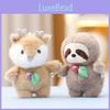 Keychain Rabbit Cute Cartoon Deer Duck Panda Child Backpack Plush Doll Pendant
