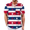 Men's Vintage Button Down Bowling Shirts Short Sleeve Summer Beach Shirt