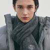 NICK&NICOLE NICOLE PREMIUM Wool MUFFLER_CHARCOAL