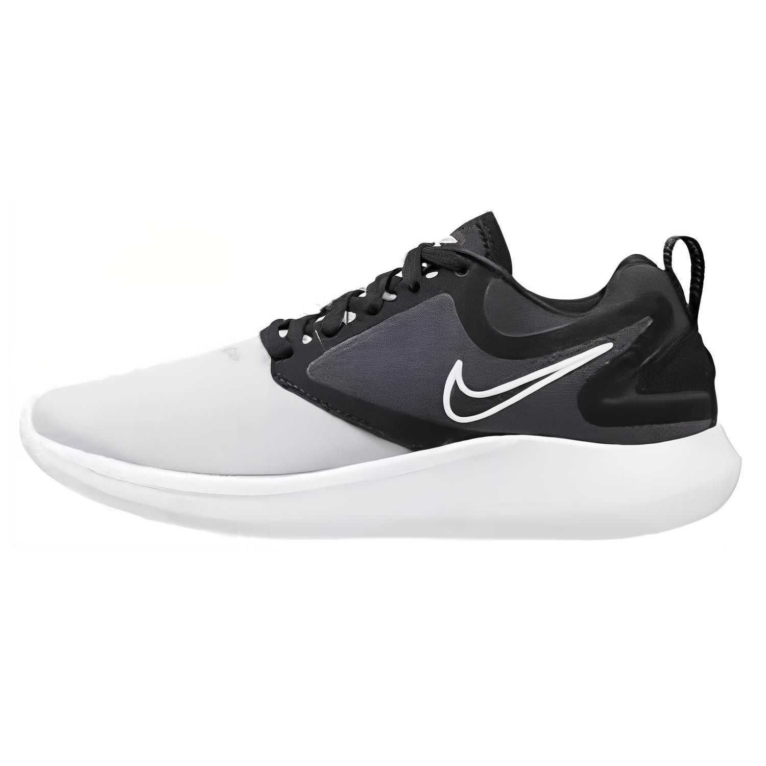 

Nike Lunarsolo Sports Цветной блок ткани Прочные Дышащие Низкие Кроссовки Унисекс Черно-белые AA4403-003 37.5