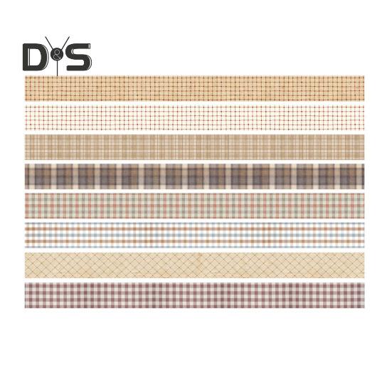 8 Rolls Retro Washi Tape Set Vintage Decorative Masking Tape for Scrapbooking Journaling Supplies DIY Crafts Gift Wrapping