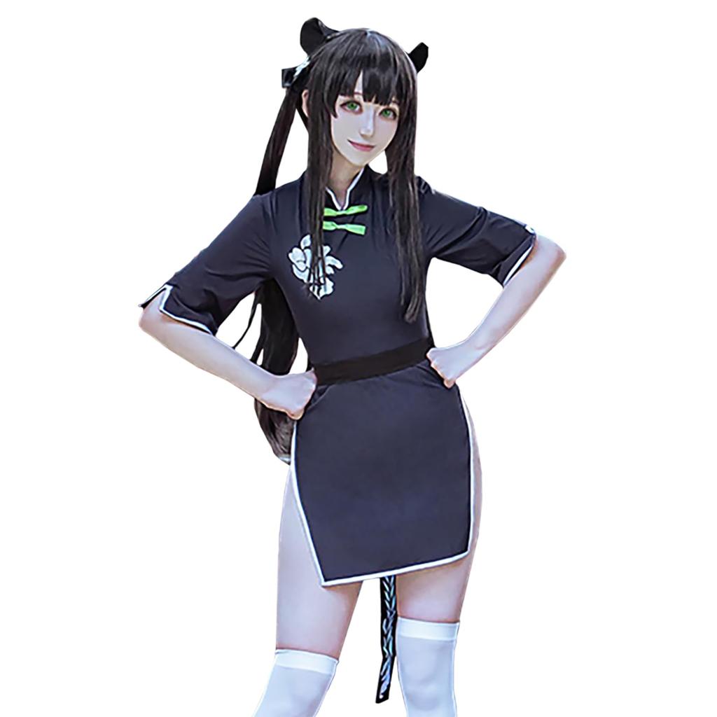 [Milky Time] Blue Archive Shun Haruhara Cosplay Halloween Chinese Dress (M)