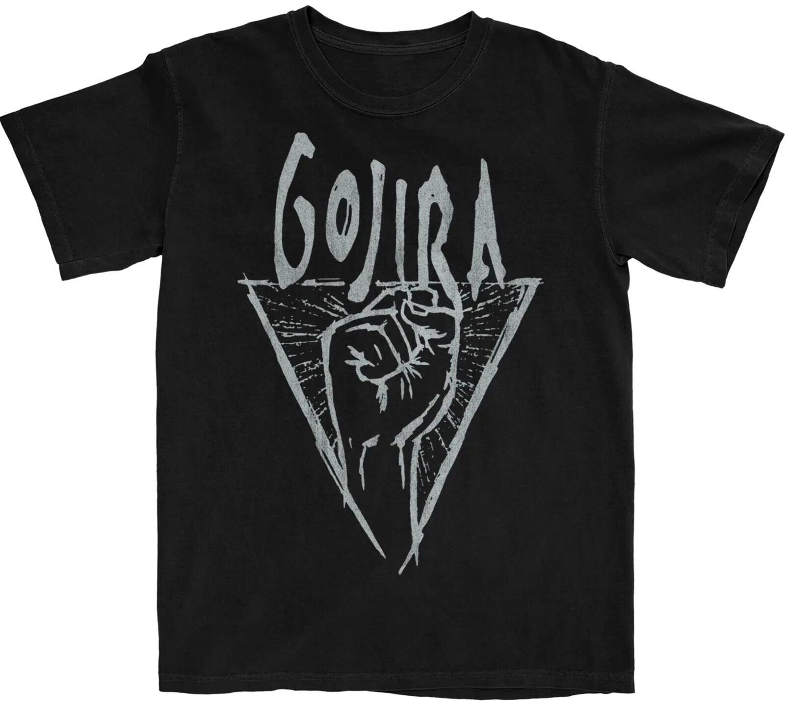 GOJIRA CD LGO POWER FIST Официальная Футболка LRG Новая стойкость Марс Сириус дикий M