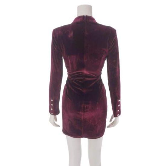 GRAXIA Cabaret Mini Tight Hostess Cabaret Lounge Long Pearl Mini Wine Size Small Dress, Dress, Cutout, Dress, Dress, Club, Dress, Sleeves, Cutout,