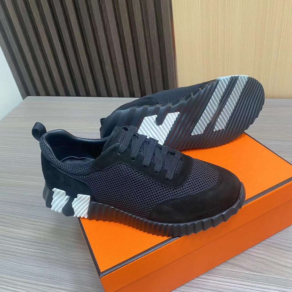 Pantofi pentru bărbați, lux ușor, cu aspect premium, H, pantofi sport casual, cu șireturi, respirabili, din plasă, pantofi de tip board