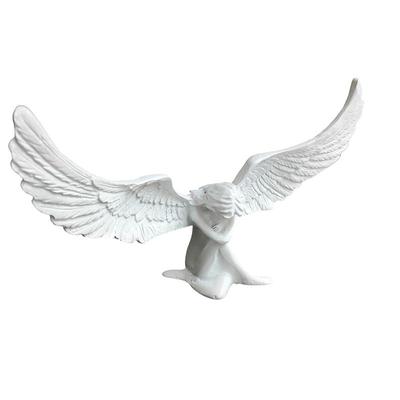 Engelsflügel Figur Modern 3D Umarmung Engelsflügel Skulptur Handwerk 3D Engelsflügel Statue Figur Harz Kunstwerk Handwerk Heimdekoration