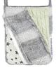 Themuseumvisitor Patch Work Mini Cross Bag (Light Gray)