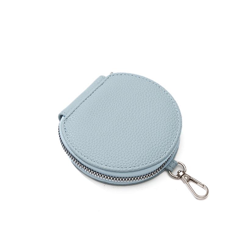 Korean Style Women's Multifunctional Coin Purse & Key Ring - Cute Round Pouch 2025