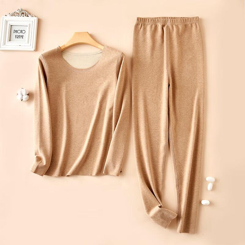 Женский термокомплект из шелка и шерсти Qiansi Niao F2300T L