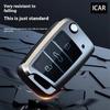 2025 Titanium Gray for VW Volkswagen Golf 7 MK7 Tiguan MK2 SEAT Ateca Leon FR 2 Ibiza Skoda Octavia A7 Car Key Case Cover Fob