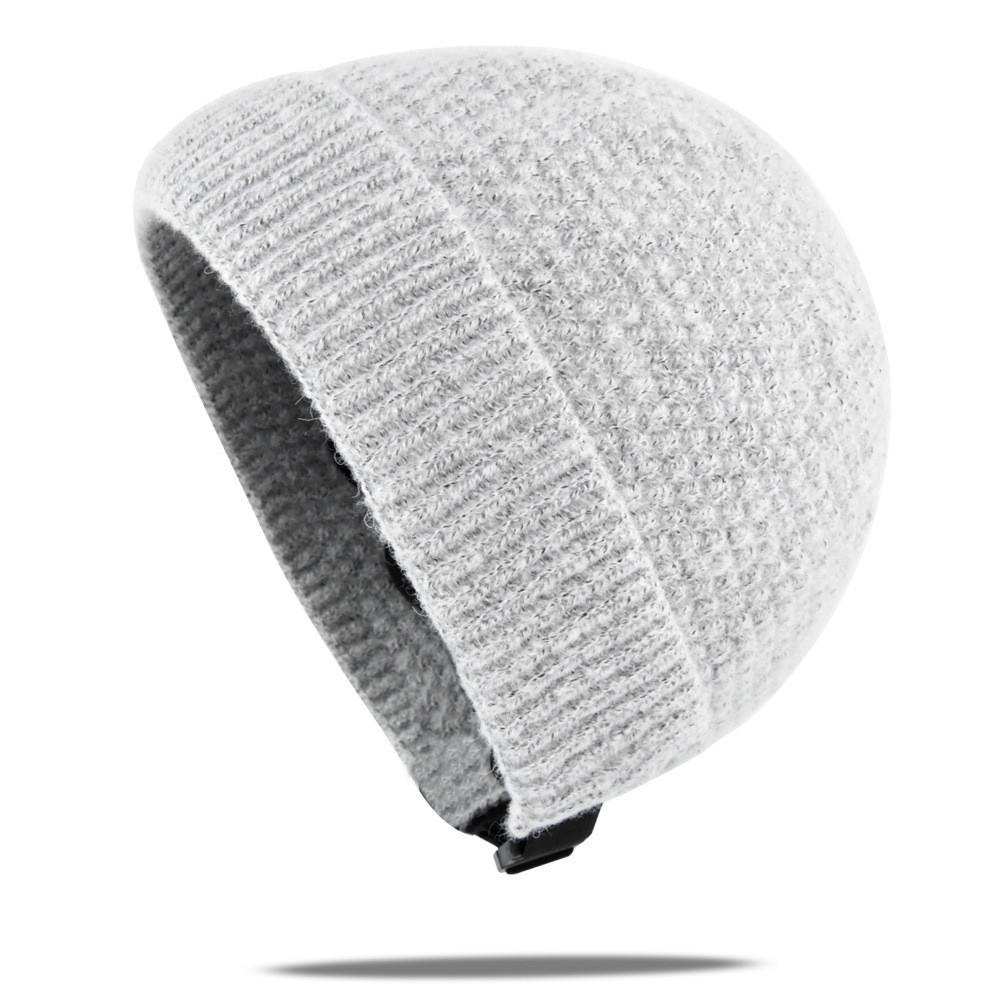 Knitted With Hat Stretch Adjusting Cotton Material Hat Dome Warm Hat Fashion
