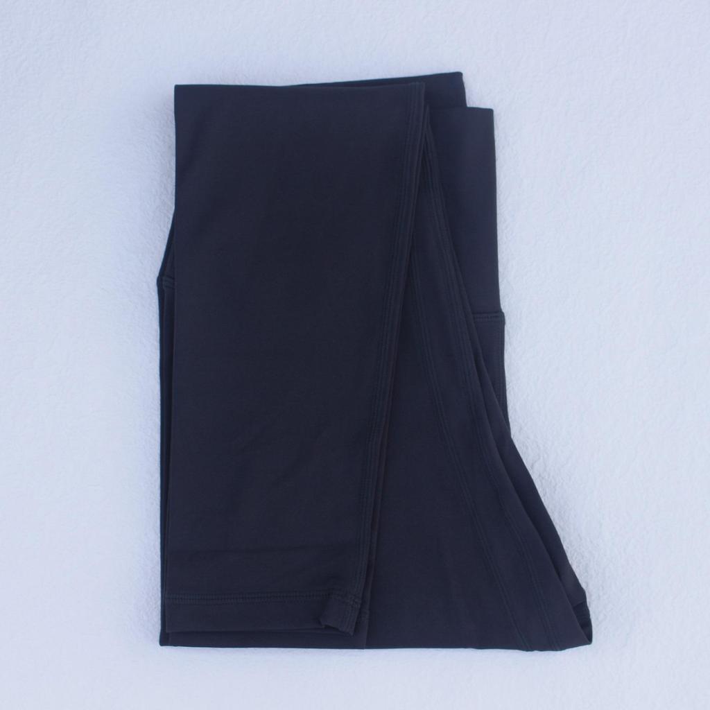 LULU Women's High-Waist Yoga Leggings with Pocket for Long-Leg Look