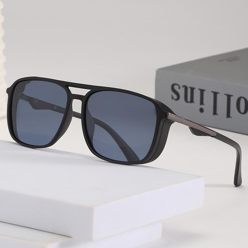 Retro Double Bridge Goggles For Men And Women Trendy Minimalist Sun Eyeglasses Retro Trend For Outdoor Use Driving Lady Man Shade UV Protection 400