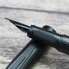 Black Fountain Pen - High-Quality Nib, Smooth Writing, Durable Metal Body, Ambidextrous Design,  School Supplies, School Writing Tool