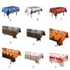 Bloody Table Cover Bloody Handprints Tablecloths Rectangle Scary Table Cover for Halloween Spooky Party Decorations