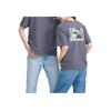 Uniqlo X Pop Mart Cartoon Anime Print Crew Neck T-Shirt Unisex Tops Dark-Gray 449367-08
