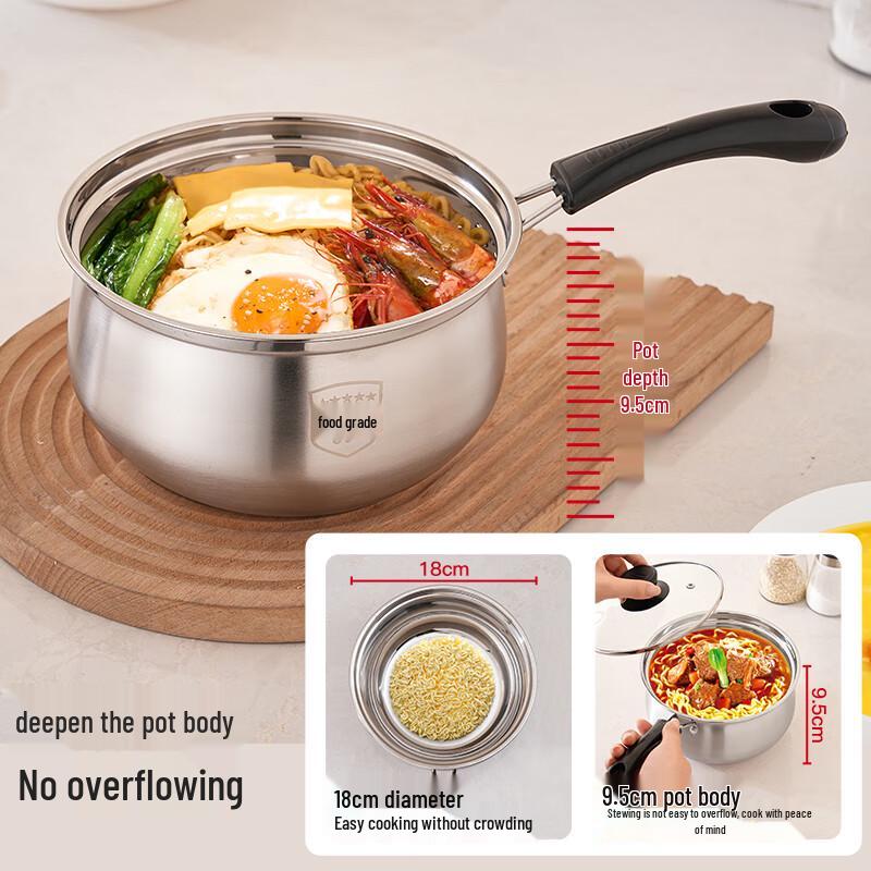 KEGOO 304 Stainless Steel Milk Pot