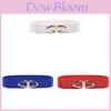 Canvas Elegant Fashion Waist Belt With Alloy Buckle For Women Office Casual
