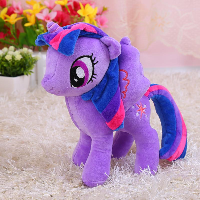 Adorable Rainbow Unicorn Plush Toy - My Little Pony Birthday Gift for Kids