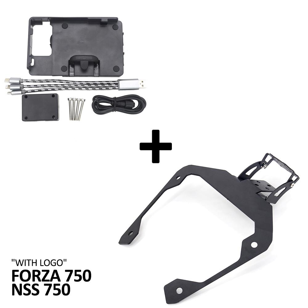 Motorcycle Accessories For Honda Forza 750 FORZA750 NSS750 NSS 750 Mobile Phone Navigation Bracket GPS Mounting Bracket Black