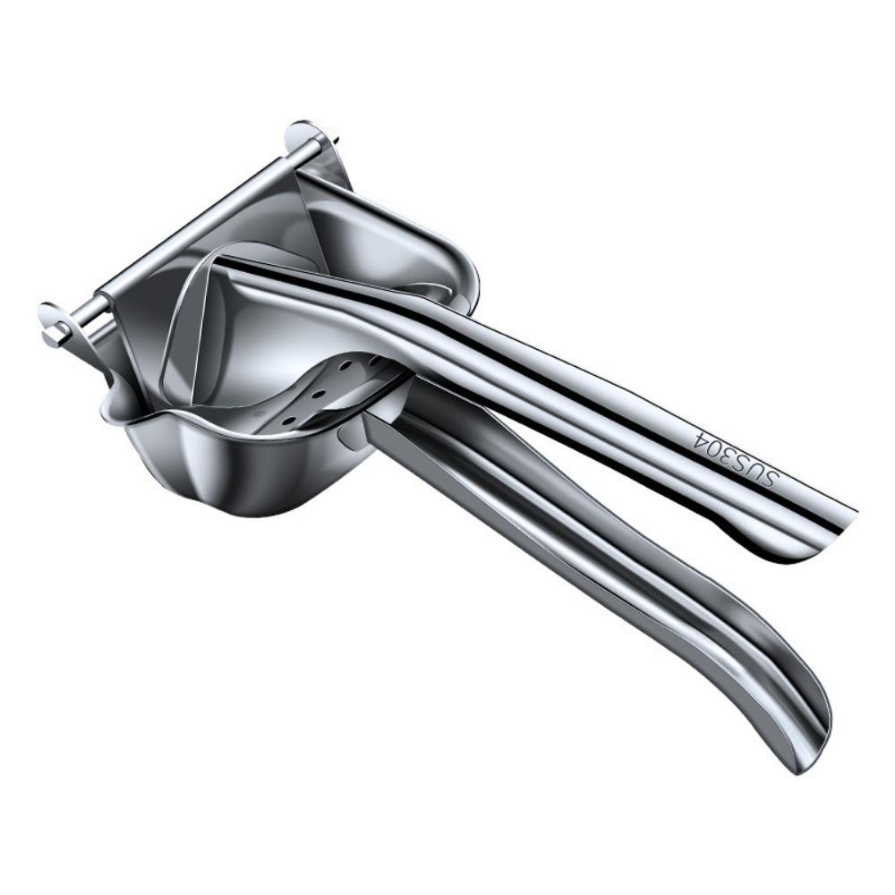 

Stainless Steel Orange Juice Extractor Labor Saving Portable Fruit Press Home Kitchen серебряный
