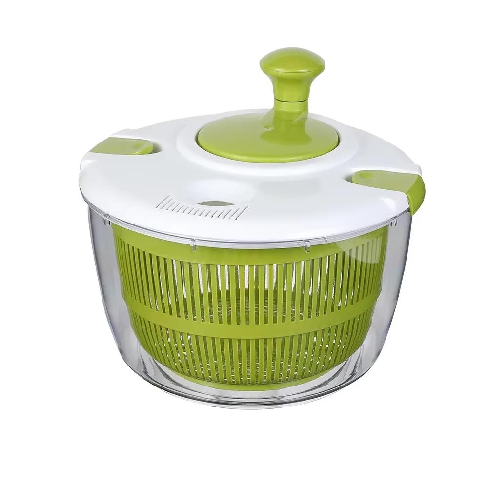Household Fruit And Vegetable Dehydrator Salad Spinner Quick-Drying Manual Vegetable Dehydrator Kitchen Fruit Washer