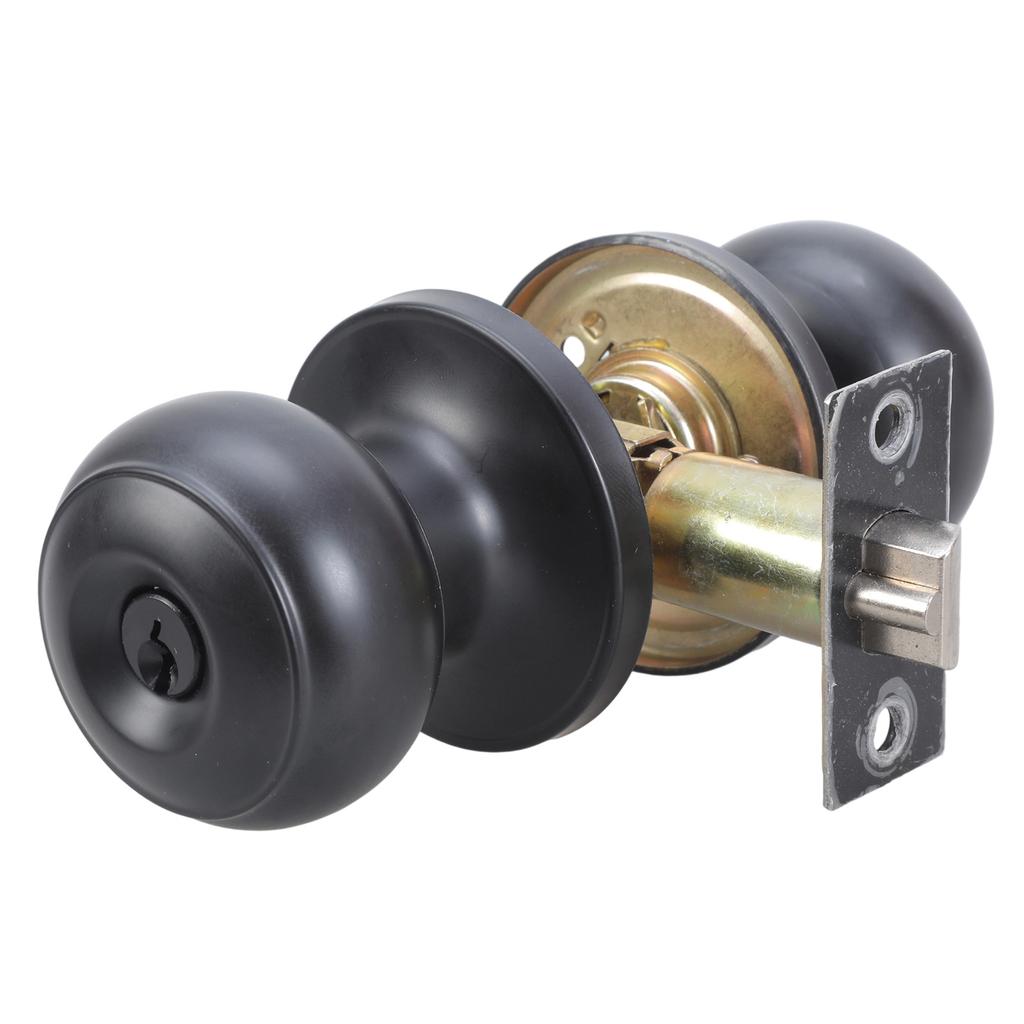 Elegant Door Knobs with Square Rosettes Privacy Lock Portable Accessory for Bedroom and Bathroom Daily Casual Use