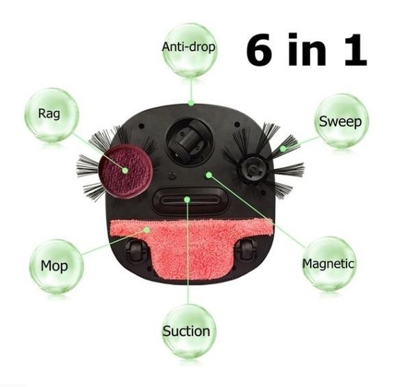 Aspirapolvere robot intelligente ricaricabile, aspirapolvere automatico per polvere, aspirapolvere elettrico domestico, aspirapolvere a secco e bagnato ricaricabile