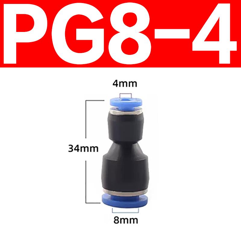 PE PG PY PW Air Connectors 4 6 8 10 12mm Pneumatic Fitting Quick Connect Tee 3Way Plastic Pipe Water Hose Tube Connector