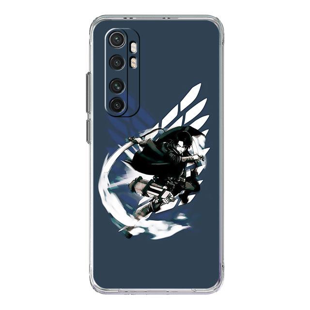 Attack On Titan Logo Phone Case for Xiaomi Mi 12 9T 11X 12X 10T 5G 11 Lite Note 10 11T Poco X3 NFC M3 F3 Soft Clear TPU Funda