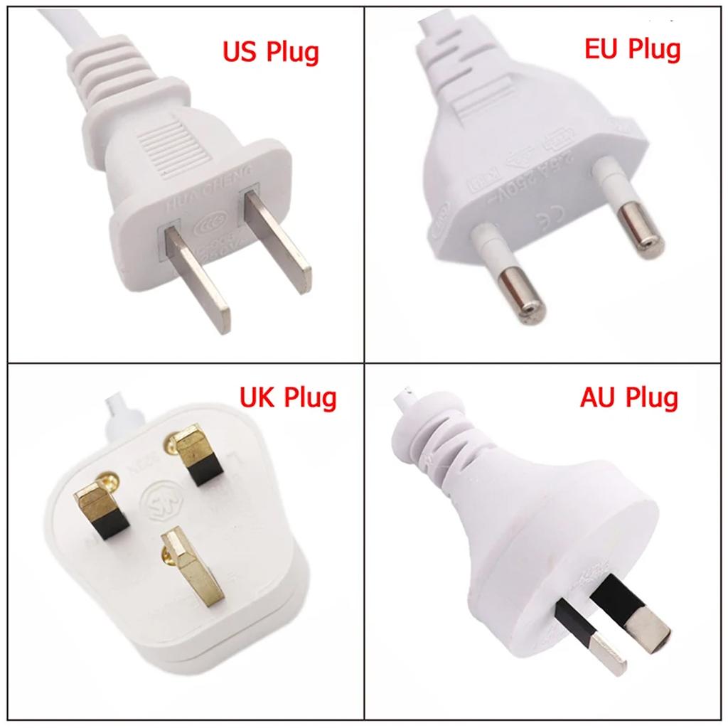 US AU UK EU to E27 Power Cord Screw Base Lamp Holder LED Pendant Light Head With 303 Switch Extent Cable 1.8m Bulb Socket