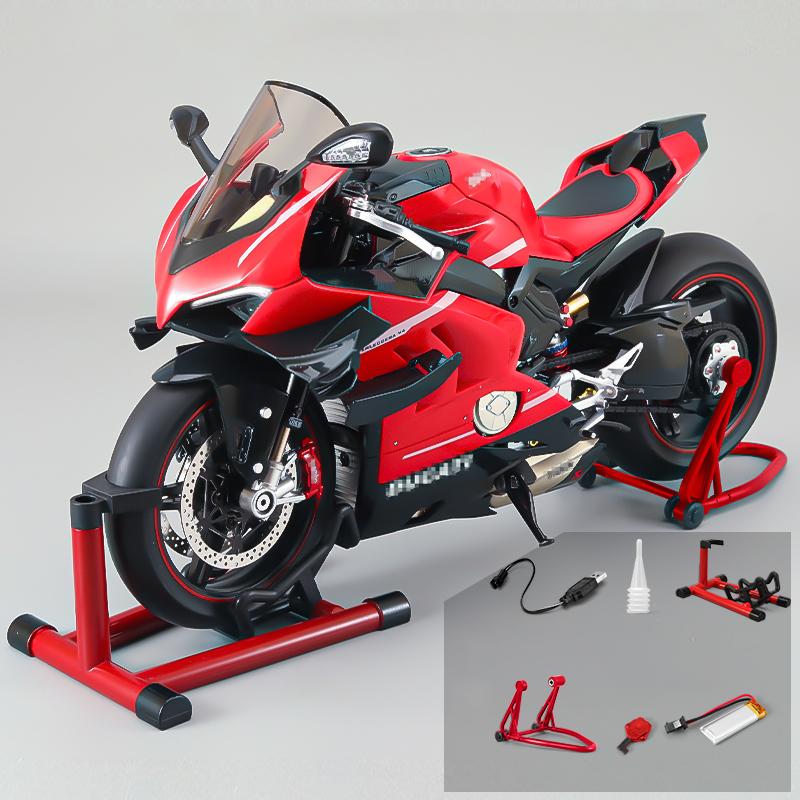

1:6 Ducati V4 V4S V4SP2 1:7 Модель гоночного мотоцикла Литье под давлением Сплав Мотоцикл Игрушка Коллекция Миниатюрный Автомобиль Домашний Декор Мальчик
